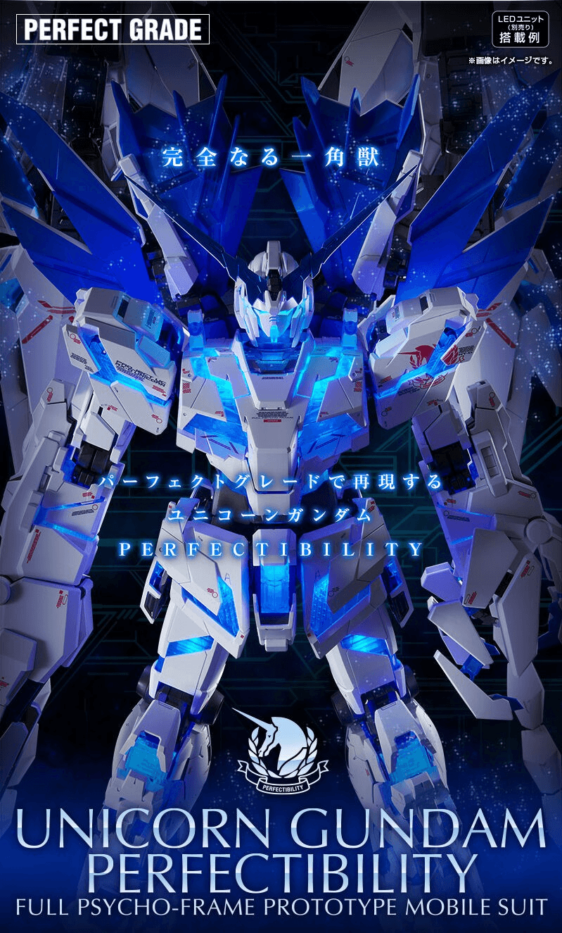 PG 1/60 Unicorn Gundam Perfectibility Officially Revealed at Tamashii Nations