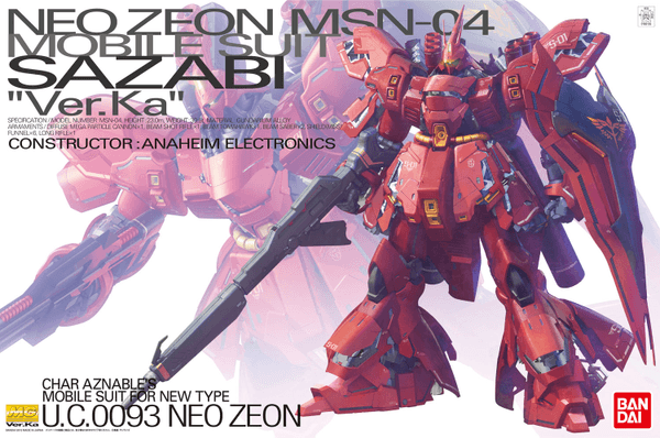 MG 1/100 Sazabi Ver. Ka — The Greatest Zeon MG Ever Made